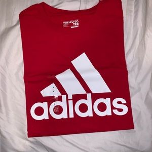 Men’s red adidas T-shirt